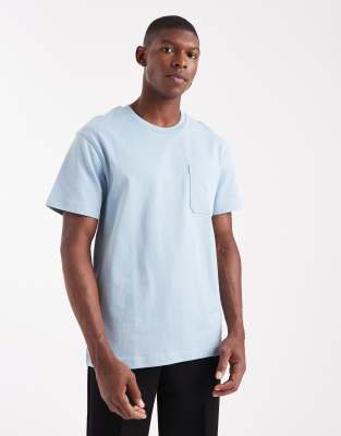 Lee Workwear Pocket Short Sve T-shirt In Blue