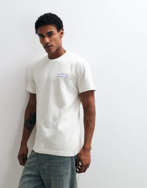 Lee workwear print t-shirt with back print  in black, 4 of 5