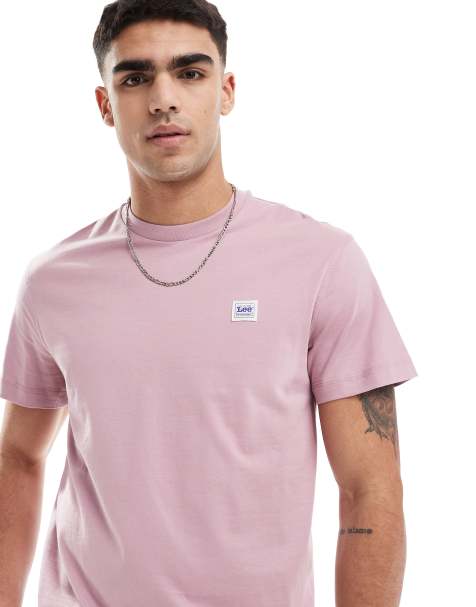 Lee workwear relaxed fit t-shirt in soft mauve - view 1