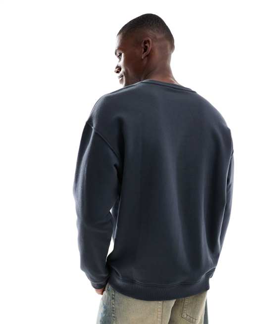 Lee - Workwear - Sweatshirt met label in zwart met wassing, 3 van 5