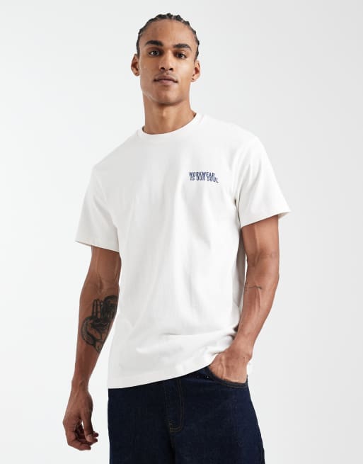 Lee workwear t-shirt in natural, 3 of 7