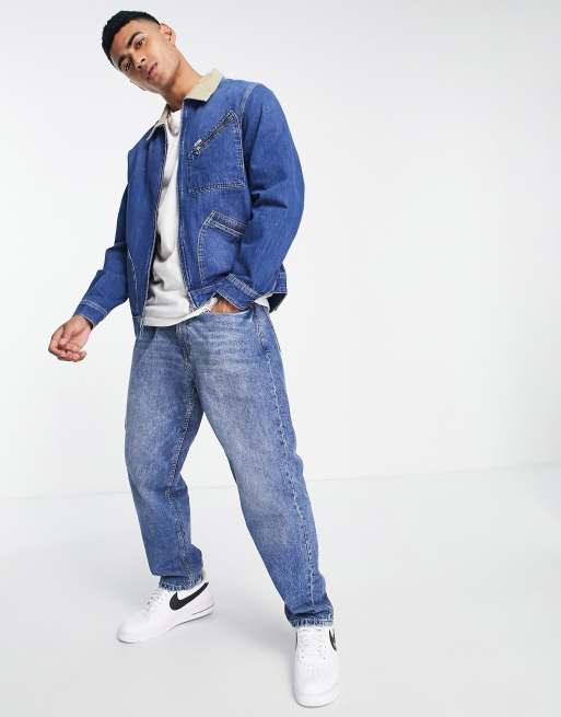 Lee denim jacket corduroy on sale collar