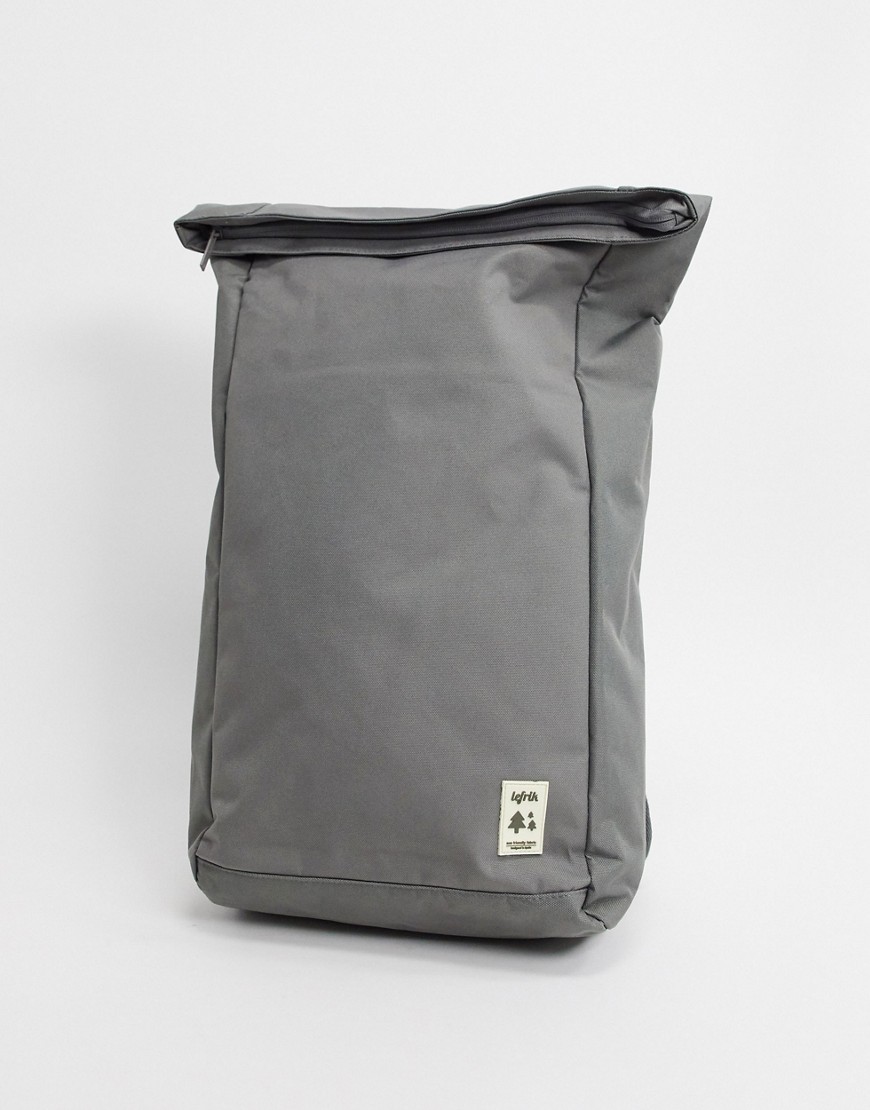 Lefrik Roll recycled backpack in grey