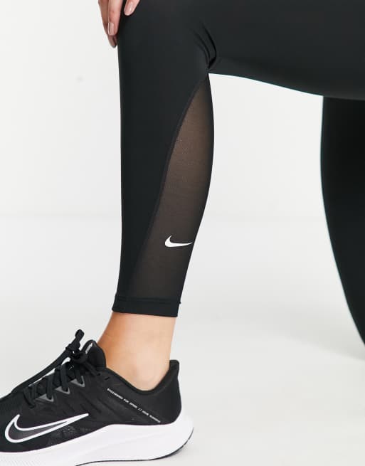 Leggings 7 8 negros One de Nike Training