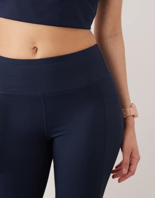 Leggings azul marino a prueba de sentadillas de tejido ligero Influential II de Dare 2b, 2 de 5
