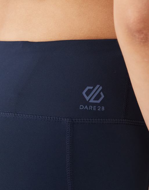 Leggings azul marino a prueba de sentadillas de tejido ligero Influential II de Dare 2b, 4 de 5