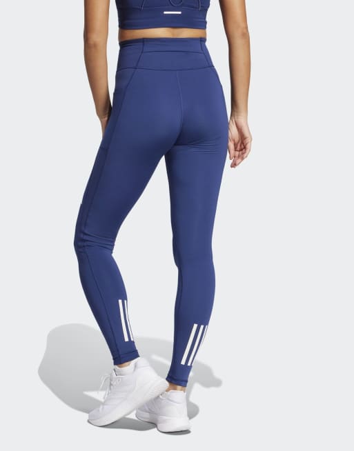 Leggings azul oscuro de corte alargado Own The Run de adidas Performance