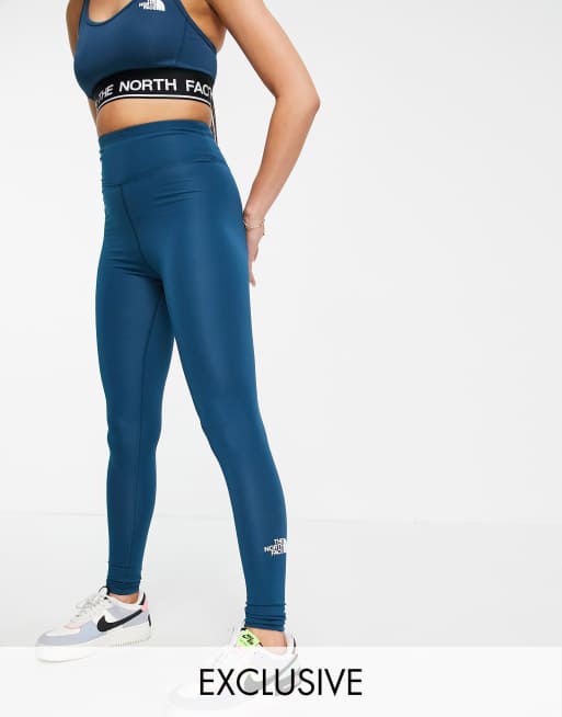 Leggings azules marino efecto tie dye de tiro alto exclusivos en ASOS de The North Face