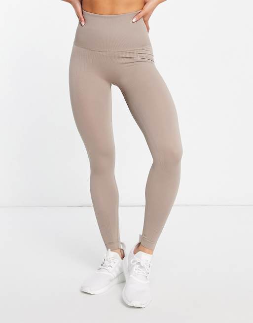 Leggings beis Sculpt Formation de adidas Training