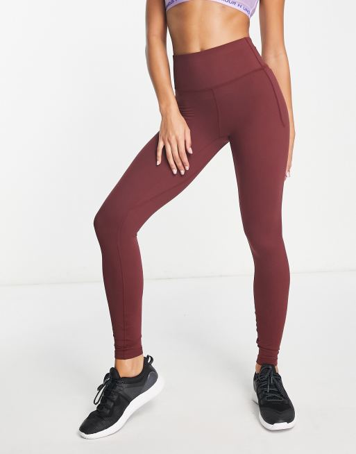 Posesión Industrial Ópera Leggings burdeos Meridian de Under Armour Training | ASOS