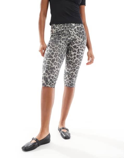 Leggings capri con estampado de leopardo de JJXX - view 1