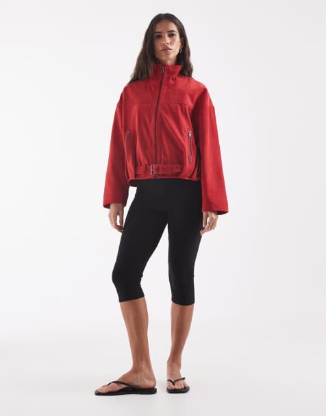 leggings capri de punto en negro - view 1