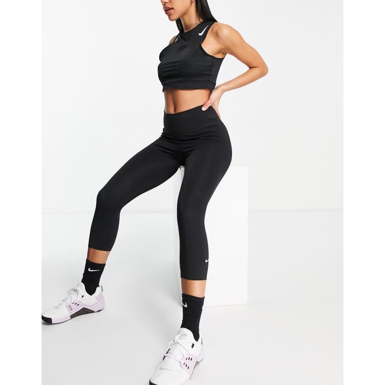 Leggings capri negros 2.0 One Sculpt de Nike Training