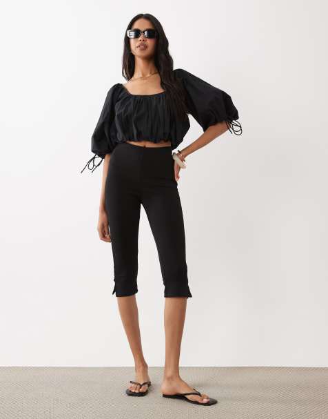 Leggings capri negros de Gina Tricot - view 1