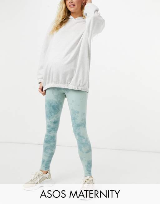 Conjunto verde menta lavado con efecto tie dye de ASOS DESIGN Maternity, 2 de 2