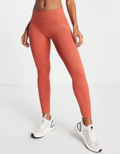 Leggings color óxido deportivos sin costuras de Hoxton Haus