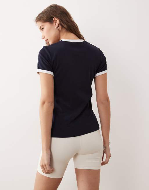 Leggings cortos blanco hueso elásticos de tejido suave de ARKET, 5 de 5