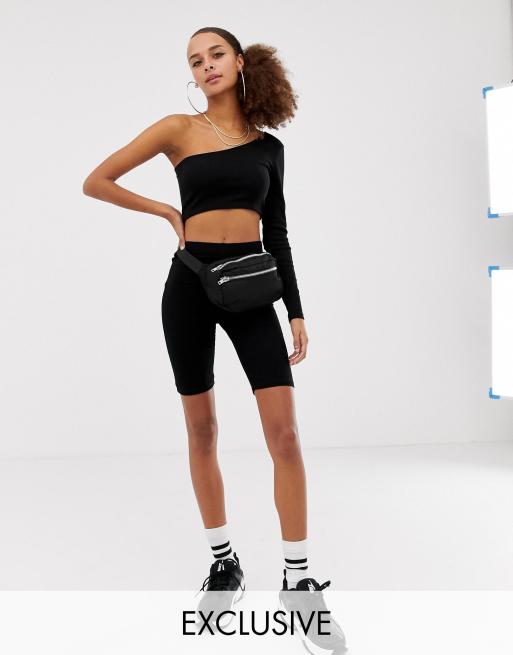 Leggings cortos de tiro alto de COLLUSION