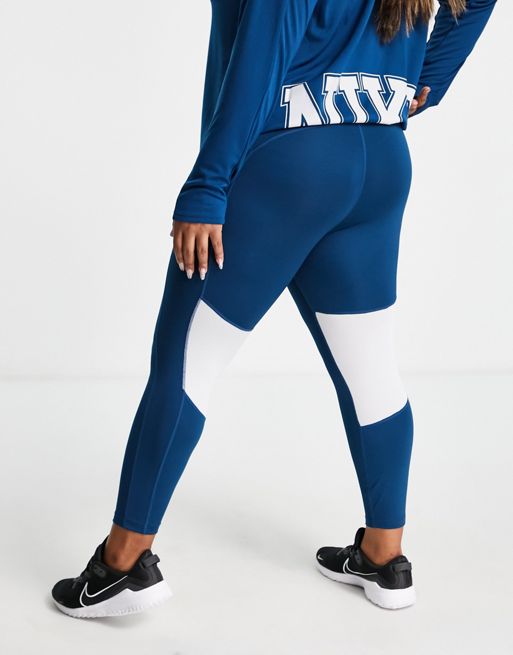 Leggings de 7/8 azules Dri-FIT Fast de Nike Running