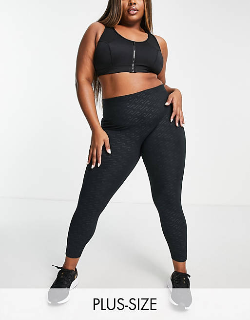 Mujer Leggings | Leggings de 7/8 negros One Icon Clash de Nike Training Plus - KM13714