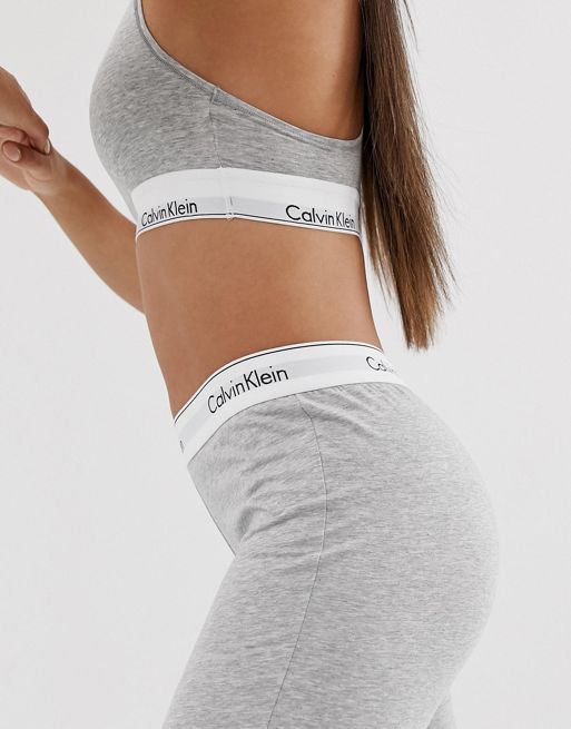  Calvin Klein Legging de algodón Ck One para mujer