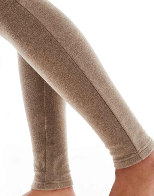 Leggings de estar por casa marrones de felpa Mix & Match de ASOS DESIGN Tall, 5 de 5