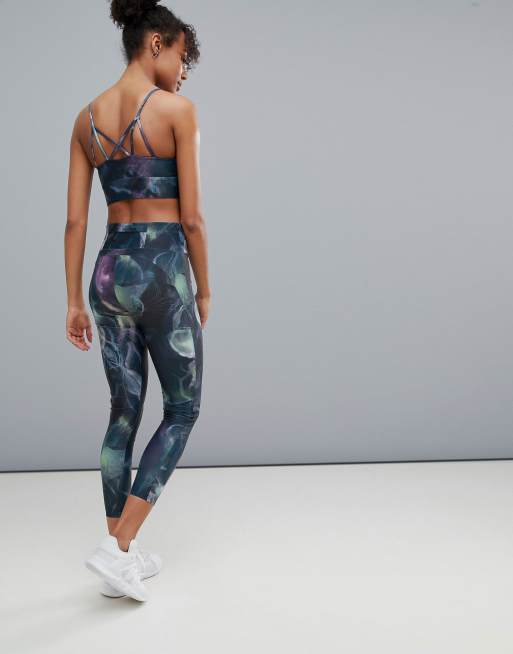 Leggings deportivos con estampado Marbel de Oysho