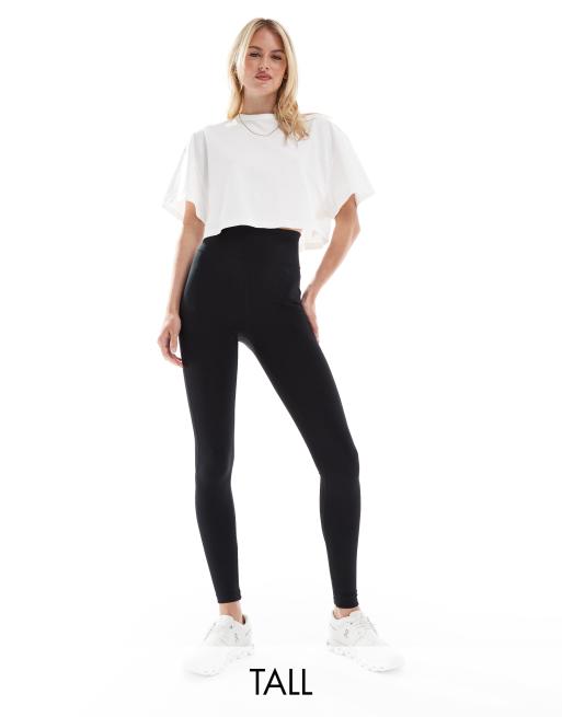 Leggings deportivos negros con diseño moldeador en la parte trasera Icon de 4505 Tall 