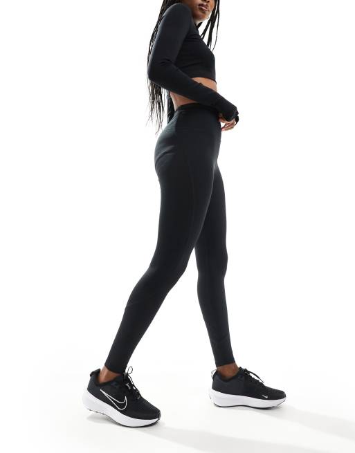Leggings deportivos negros con diseño moldeador en la parte trasera Icon de 4505 