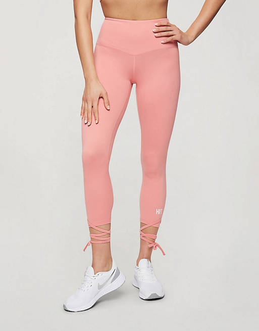 Mujer Leggings | Leggings deportivos rosas de HIIT - VY00004