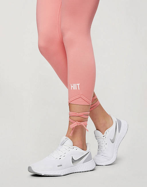 Mujer Leggings | Leggings deportivos rosas de HIIT - VY00004