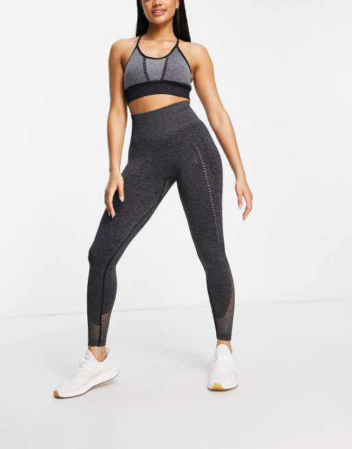 Leggings gris oscuro deportivos sin costuras de Love & Other Things, 4 de 4