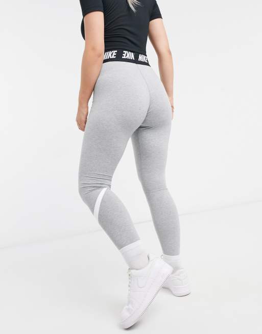 metal a nombre de carrera Leggings grises con logo Club de Nike | ASOS