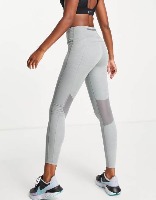 Leggings grises Fast Dri-FIT de Nike Running |