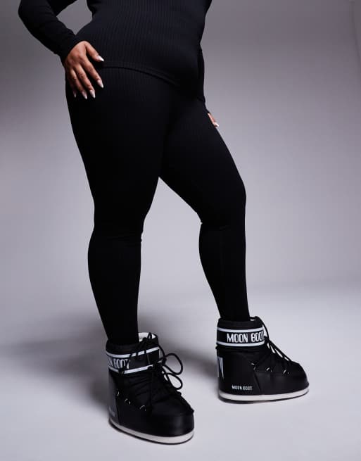 Leggings interiores térmicos negros sin costuras Ski de 4505 Plus , 3 de 5