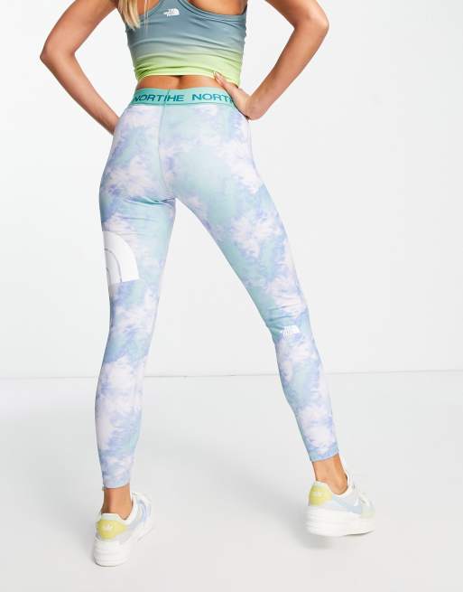 Leggings lilas de talle medio con efecto tie dye Flex de The North Face Training, 2 de 4