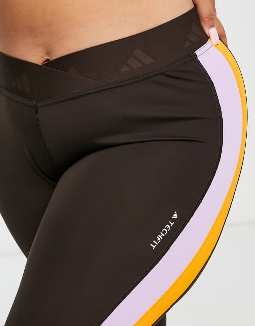 Mallas adidas negras hot sale y naranjas
