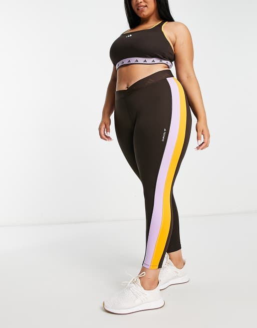 Mallas adidas negras y naranjas clearance