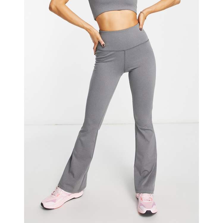 Leggings melange de pernera ancha y talle alto de HIIT