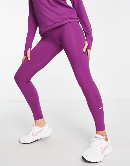 Dri Fit Pants Nike Morado Leggings Mallones Nike Yoga Pants