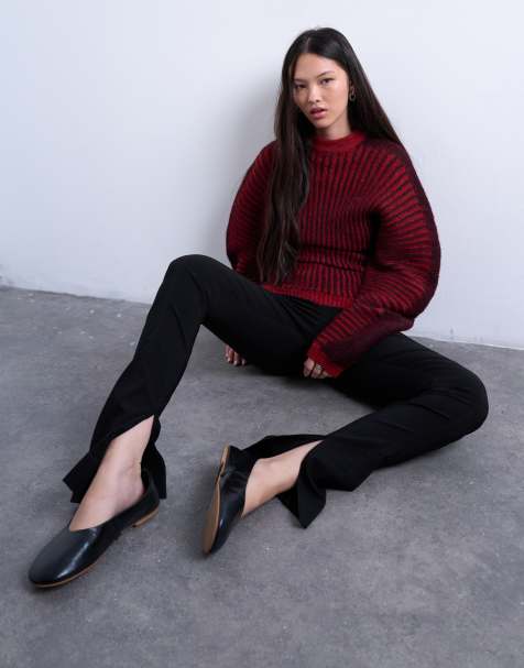 Leggings muy largos negros de corte pitillo de Topshop - view 1