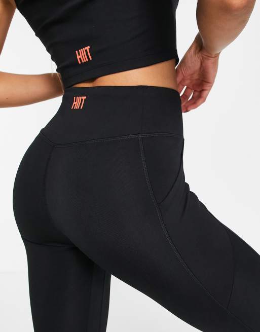 Leggings negros con bolsillos para el móvil de HIIT