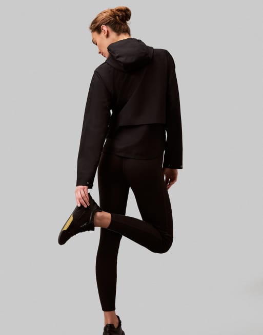 Leggings negros con logo en la cinturilla de canalé Modern de Calvin Klein, 3 de 4
