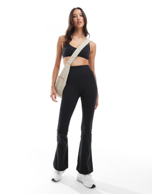 Leggings negros de corte acampanado All Me de adidas Performance