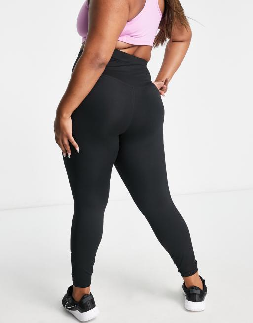 Leggings negros moldeadores de talle alto One Dri-FIT de Nike Training