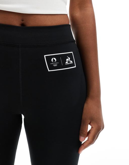 Leggings negros deportivos con diseno para los Juegos Olimpicos de Paris 2024 de Le Coq Sportif ASOS