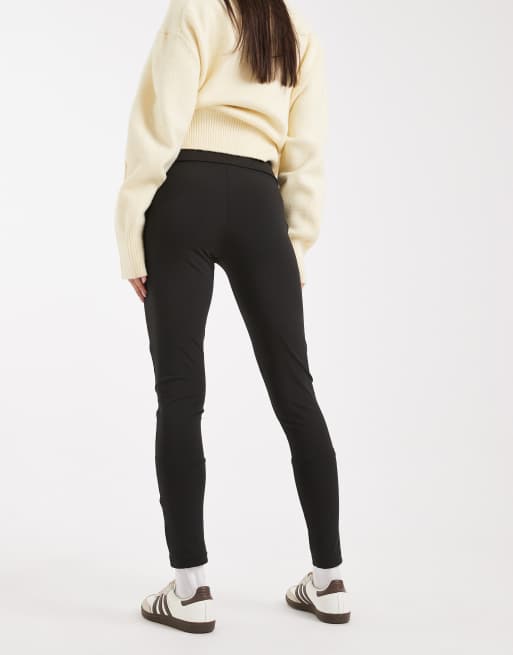 Leggings negros moldeadores con cinturilla ancha de ASOS DESIGN, 2 de 5
