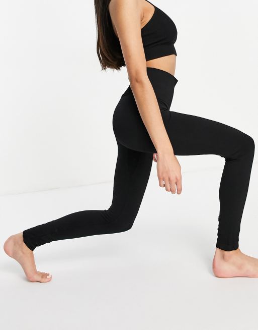 Leggings negros sin costuras de & Other Stories (parte de un conjunto) - BLACK