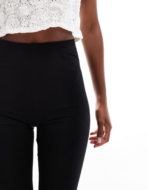 Leggings negros supersuaves de modal y algodón de ASOS DESIGN, 5 de 5