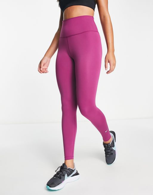 Leggings de 7/8 verde mica Dri-FIT One de Nike Training